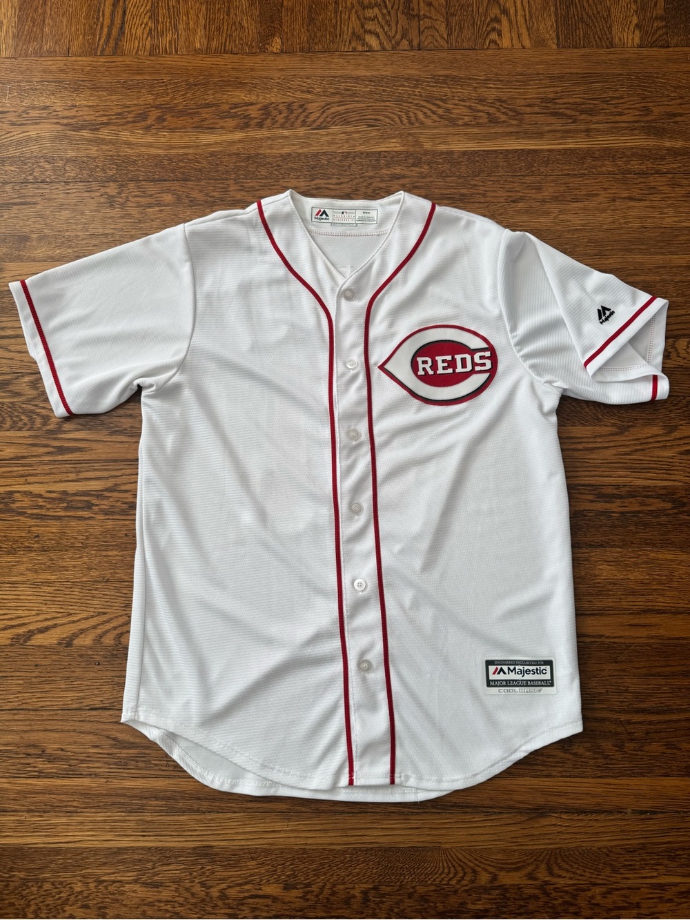 Authentic Cincinnati Reds (FRAZIER) Genuine Merchandise MLB Jersey by Majestic